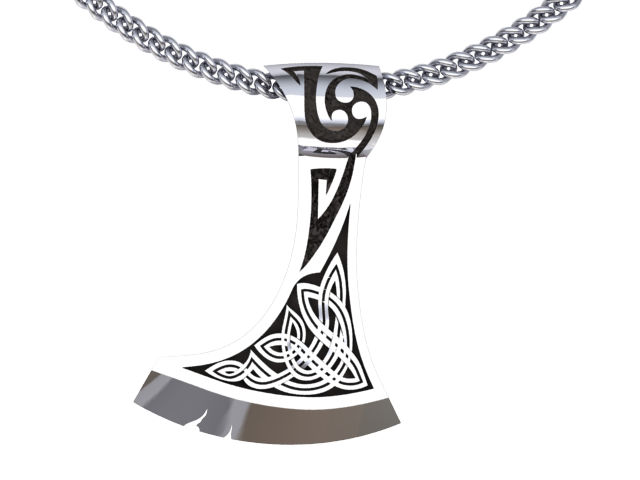 P-002 Viking Axe White Top